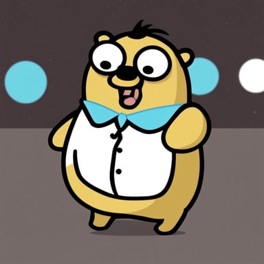 Go Blue Gopher as Peter Griffin