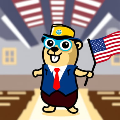 Go Blue Gopher as American Express