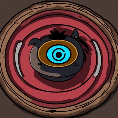 Go Blue Gopher as a Sharingan user from Naruto anime.
