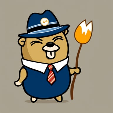 Go Blue Gopher as a character from the 1940s.
