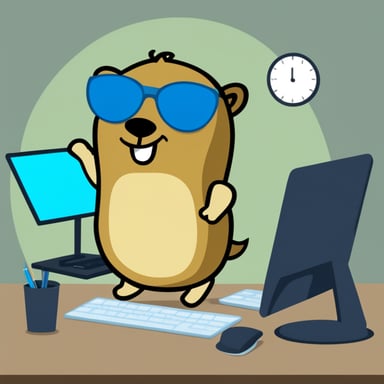 Go Blue Gopher as SQL Queryer