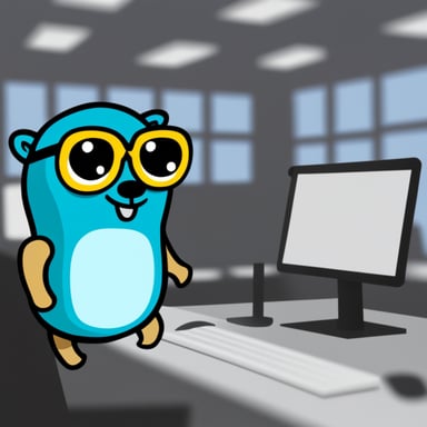 Go Blue Gopher as a software engineer at a credit card company that is really bored.