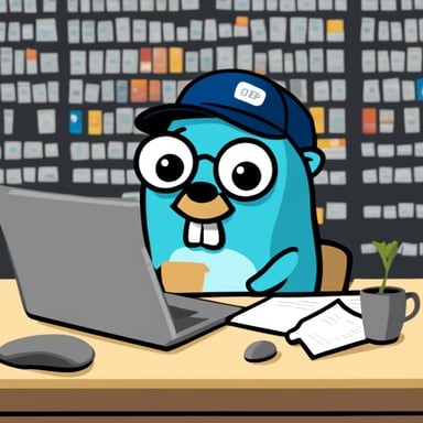 Go Blue Gopher as a software engineer at a credit card company that is really bored.
