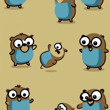 Go Blue Gopher generating images of gophers using AI.