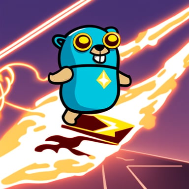 Go Blue Gopher as Flash from DC movies.