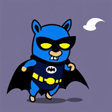 Go Blue Gopher as Batman