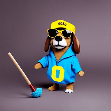 Go Blue Gopher as Snoop Dogg.