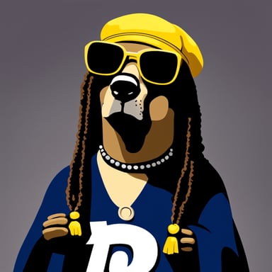 Go Blue Gopher as Snoop Dogg.