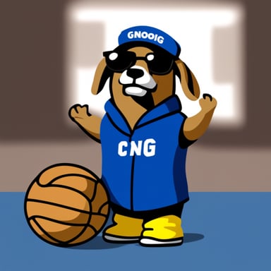 Go Blue Gopher as Snoop Dogg.