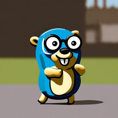 Go Blue Gopher, the swole gopher