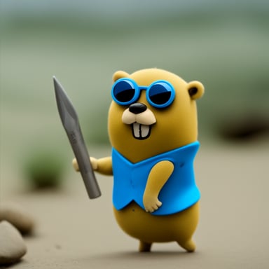 Go Blue Gopher, the swole gopher