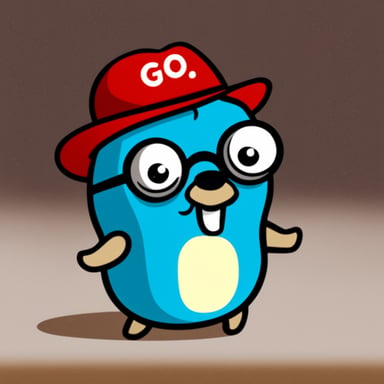 Go Blue Gopher is a visually impaired gopher with glasses.