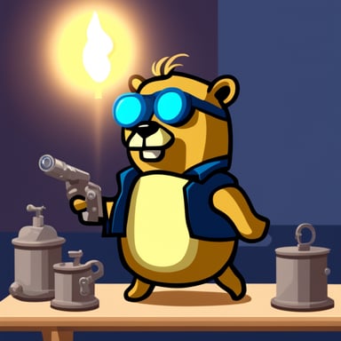 Go Blue Gopher as the Terminator