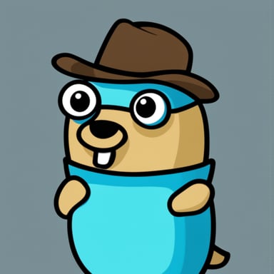 Go Blue Gopher sees NodeJS icon and dislikes it.