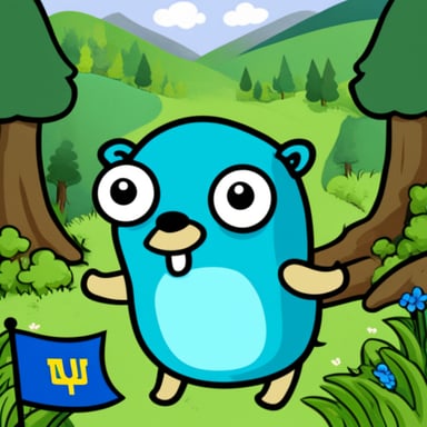 Ukraine Go Blue Gopher