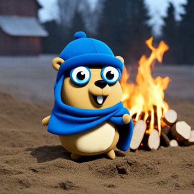 Ukraine Go Blue Gopher