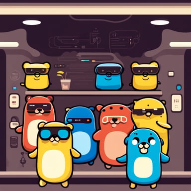 The second generation of Go Blue Gopher is equipped with AI and NLP systems, fully autonomous as if they are human and can make decisions without intervention!