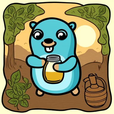 Go Blue Gopher with yerba mate Argentina