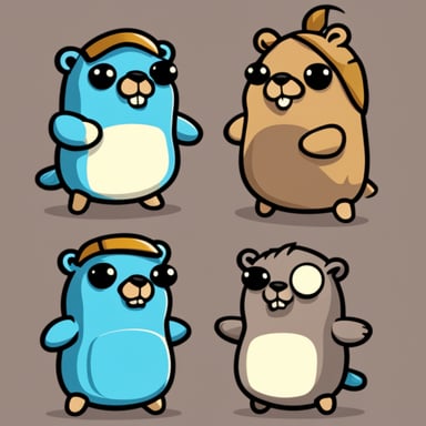 Go Blue Gopher as the BJJ Argentinian Gopher