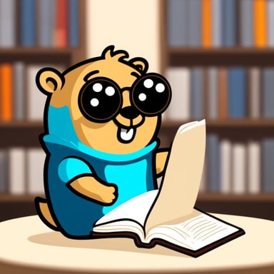 Go Blue Gopher is reading the book Clean Code.