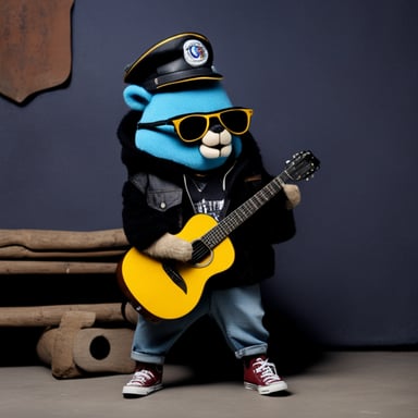 Go Blue Gopher as a punk anarchist.