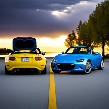Go Blue Gopher and the Silver ND MX5