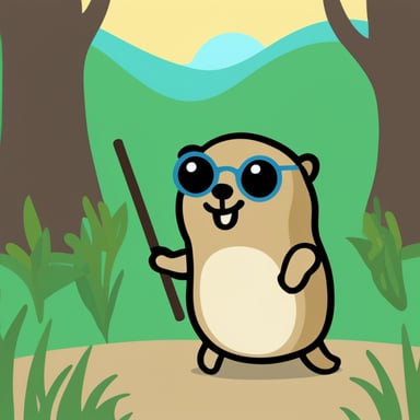 A gopher named Go Blue Gopher that is used for monitoring.