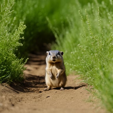 A gopher named Go Blue Gopher that is used for monitoring.
