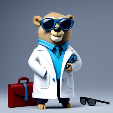 Go Blue Gopher Scientist Concept
Appearance: Go Blue Gopher wears a lab coat, symbolizing its role as a researcher or data analyst. The coat is clean and well-fitted, with a pocket protector for added personality.
Accessories:
- A pair of glasses to represent intelligence and precision.
- Clipboard or tablet in hand, showcasing its focus on data collection and metrics.
- Magnifying glass or microscope, emphasizing research and analysis.
Pose: Go Blue Gopher could be analyzing a graph or standing confidently with the clipboard/tablet, implying focus and determination.
Style: The style is fun and approachable, with vibrant colors like blue and green. The lab coat has a subtle accent color to add personality. The background is simple with data flow or abstract graph lines.
Go Blue Gopher conveys analysis, precision, and measurement, ideal for a performance tracking and optimization library.
