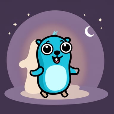Go Blue Gopher as a happy gopher with a ghost costume.