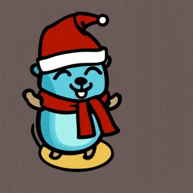 Christmas Go Blue Gopher
