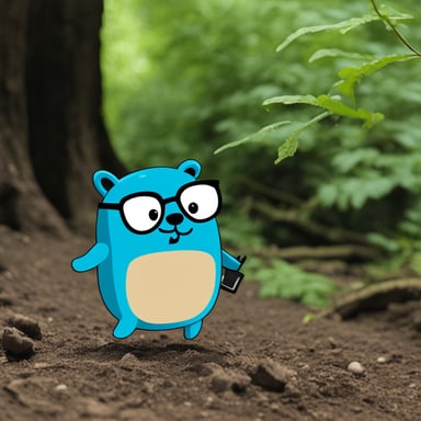 The Go Blue Gopher scheduler runs tasks and is labeled iocast.