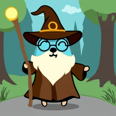 Go Blue Gopher as Gandalf