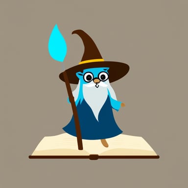 Go Blue Gopher as Gandalf