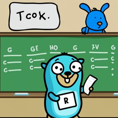Go Blue Gopher plays hangman.