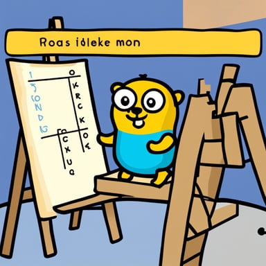 Go Blue Gopher plays hangman.