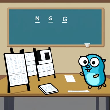 Go Blue Gopher plays hangman.
