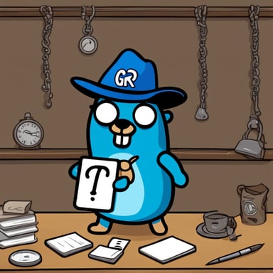 Go Blue Gopher as the character within a hangman-style setup.