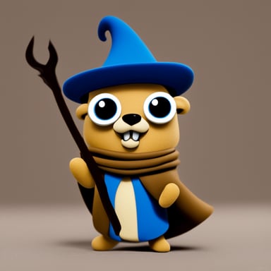 Go Blue Gopher as Merlin in Camelot.