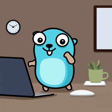 Go Blue Gopher as a frontend developer.