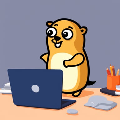 Go Blue Gopher as a frontend developer.