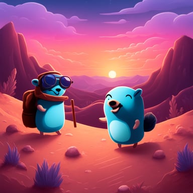 Go Blue Gopher rescuing code with nil pointers.