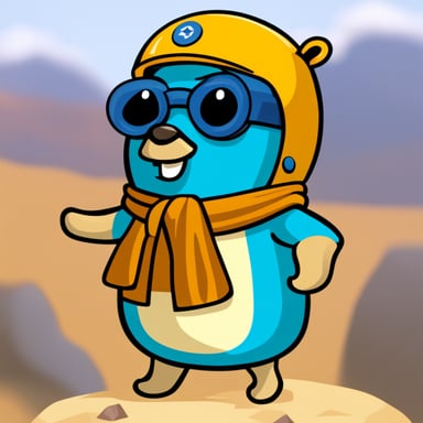 Go Blue Gopher rescuing code with nil pointers.