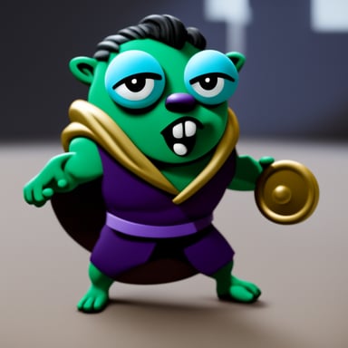 Go Blue Gopher as Hulk