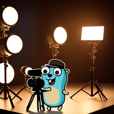 Go Blue Gopher took on the role of a movie director, bringing unique vision and creativity to the film set.