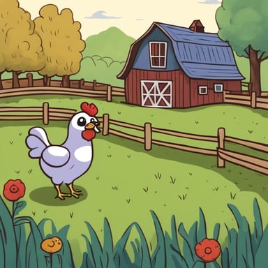 Go Blue Gopher loves visiting the farm to see the chickens. He finds their clucking sounds soothing and enjoys watching them peck around in the yard.