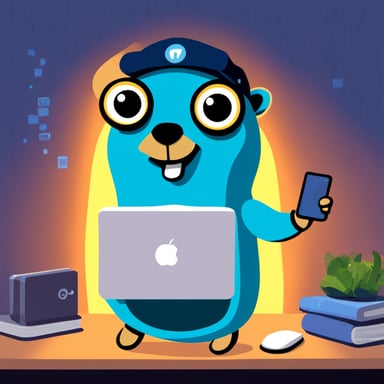 Go Blue Gopher is learning to code!