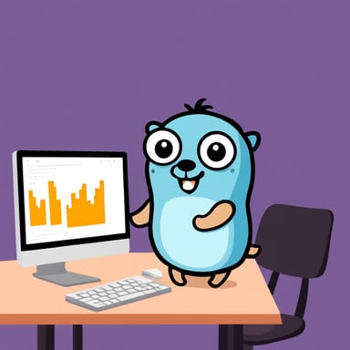 Go Blue Gopher is learning to code!