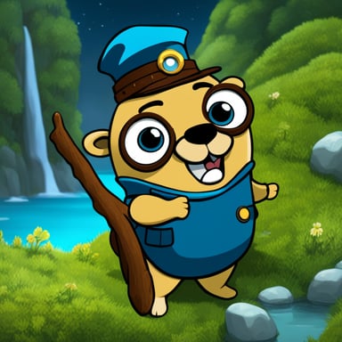 Go blue gopher as a movie star in a fun and family-friendly animated adventure, lighting up the screen with kindness and bravery.