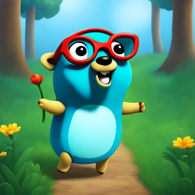 Go blue gopher as a movie star in a fun and family-friendly animated adventure, lighting up the screen with kindness and bravery.